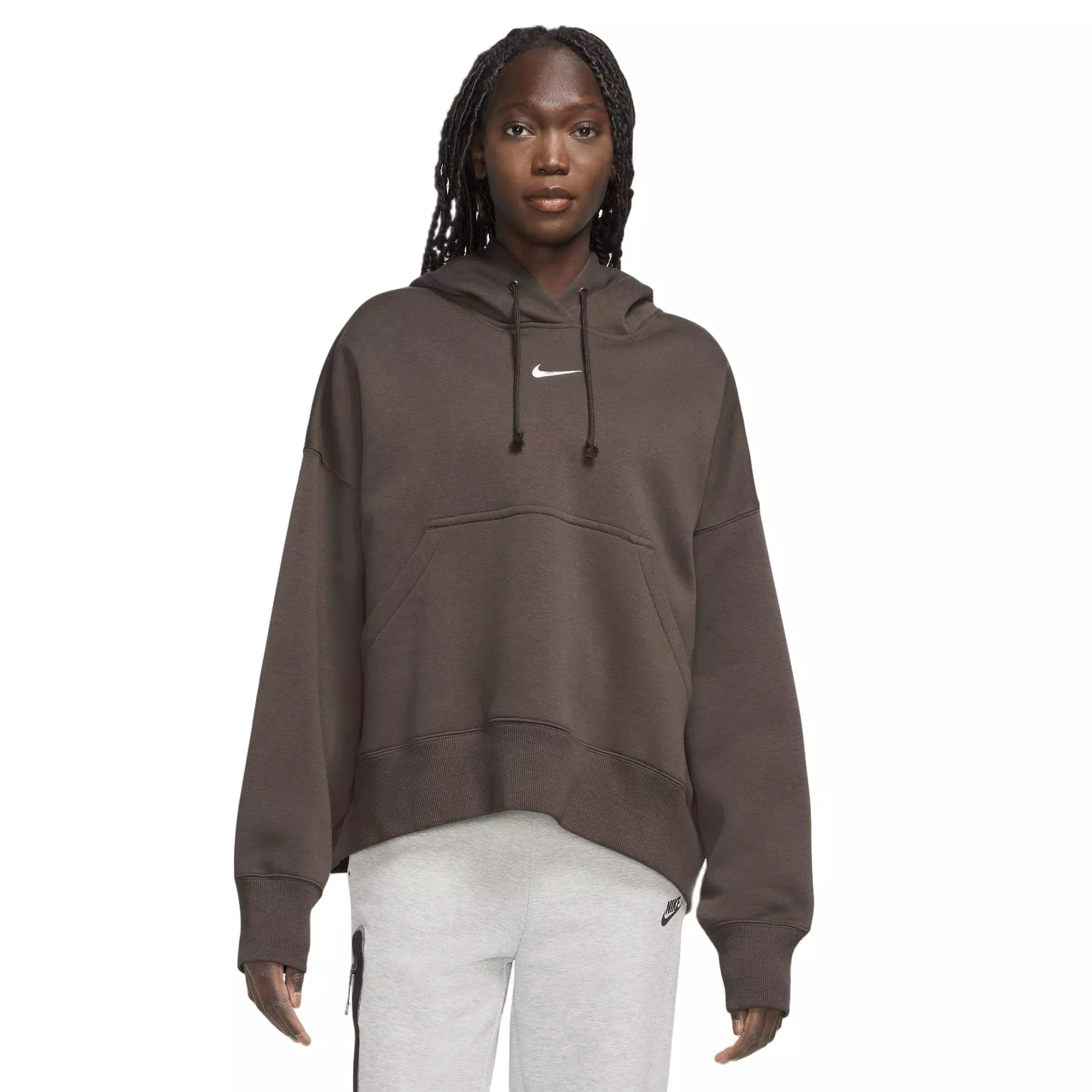 Womens nike best sale long hoodie